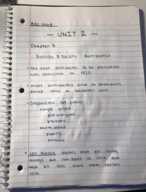 BSC1005 Unit 2 Chapter 4 Notes