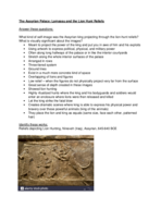 Lion Hunt Reliefs