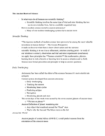 Phys 284/ Week 3 - The Ancient Roots of Science