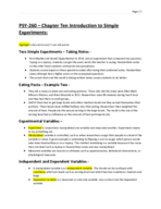 PSY-260, Week 6 Notes
