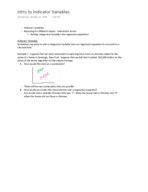 Module 15 Notes