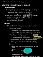 Earth Science: Atmosphere and Oceans