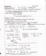 Business Math, Week 2 Notes, Vector Algebra & Matrix Systems of Linear Equations