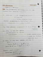 Class Notes Week 10: Antiderivatives and Intro to Riemann's Sum