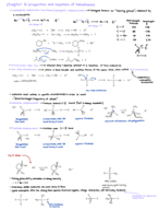 CHEM 40A, Organic Chemistry Chapter 6 Lecture Notes