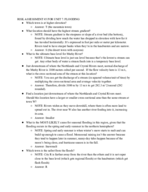 Final Risk Assessment Notes
