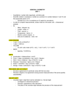General Chemistry Final Study Guide