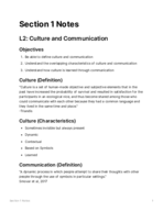COMM382, Section 1 Notes