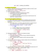 Chem 1B Exam 1 Study Guide