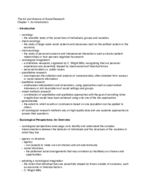 Research Design and Methods Week 1 Notes 