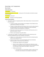 Unit 7 notes