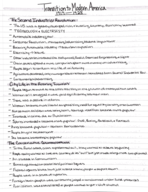 US History 2 (Bucco) Chapter 25 Notes- Transition to Modern America