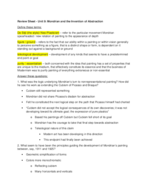 Unit 9 Notes
