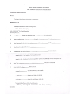 Intro to New Testament Week Six Notes