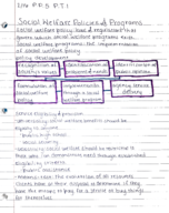 Social Welfare Policies and Programs