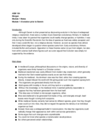 ASM 104 Module 1: Evolution prior to Darwin Video Notes 