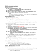 ENG 154 Week One Notes