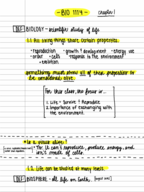 BIO 1114 Chapter 2 Notes