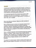 Chapter 2 Book Notes: BLAW SPORTS 