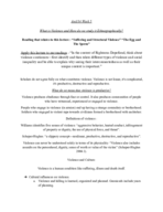 Ant184 Lecture 8 - Violence 