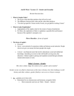 Ant185 week 7 lecture 12 - gender