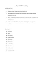 General Psychology