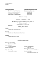 herbaceous plants lecture 1 and basic defintions