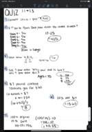 Math 102 quizzes 1-4