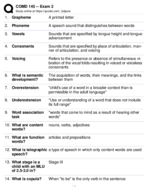 Exam 2 Study Guide