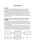 CSCI 355. Week 1 Notes