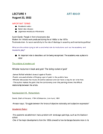 Lecture 1 NOTES