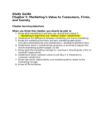 Chapter 1 Study Guide