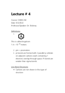 Chem 250 Lecture 4