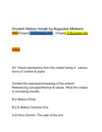ARHS Week 3 Vocabulary