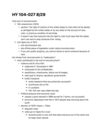 HY 104, week 2 day 1 notes