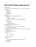 ARH 151, chapter 3 notes