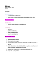 bio 120, week 1, Chapters 1 & 2