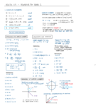 MATH 115 Week 1 Notes
