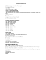Indigenous America Notes