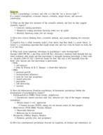 Psychology 100- Week 4 Exam 1