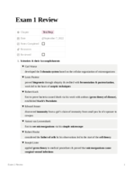 Microbiology Exam 1 Study Guide 