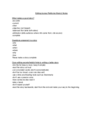 Editing Across Platforms Week 2 Notes