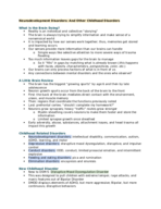 Neurodevelopment Disorder Notes