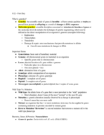MCDB 101A, Week 0 Notes (9/22)