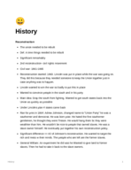 History weeks 1-4 Notes