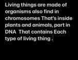 Chemistry of living things