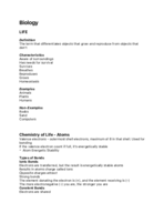 Biology Week 1 Notes