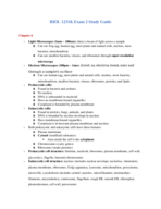 BIOL 1231K Exam 2 Study Guide