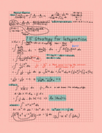 Examples for strategy Integration and Approximate Integration.