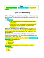 Deductive Reasoning Notes